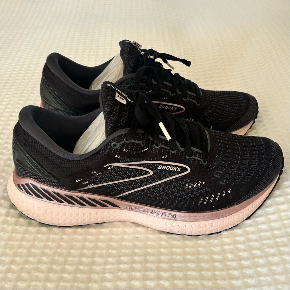 Brooks Glycerin GTS 19 Neutral Cushion Running Shoes Black/Ombre/Metallic 10.5 B - Picture 9 of 11